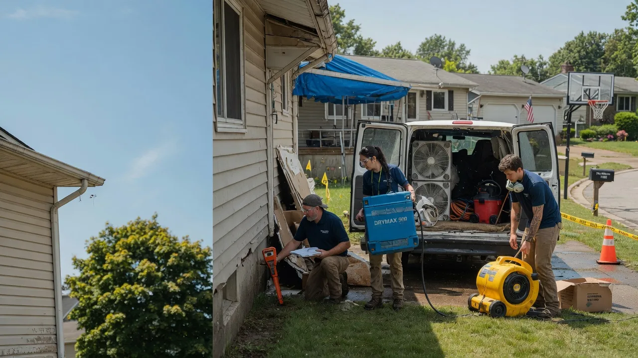 Ceiling Leak Cleanup in Afton, MI near me
